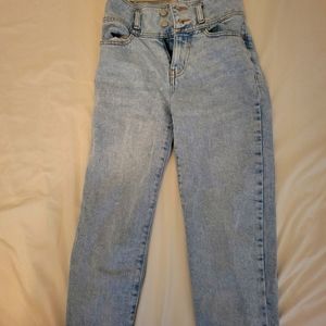 High rise mom jeans size 0
